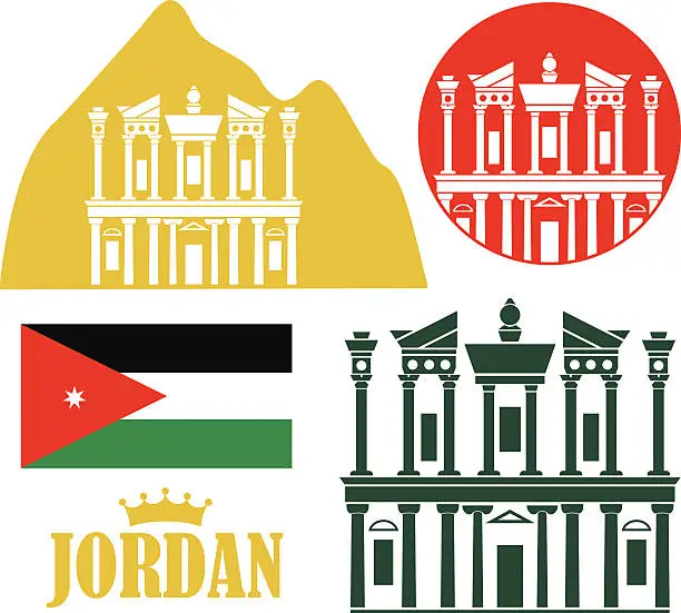 Vector illustration of Jordan