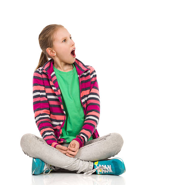 istock Shocked Child Girl Looking Away 537351656