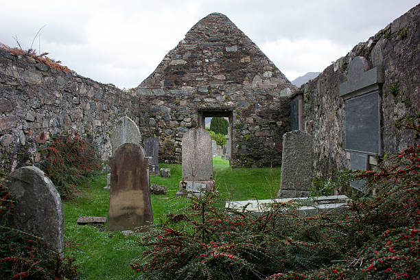 istock Scotland - Church ruin inside 537351903