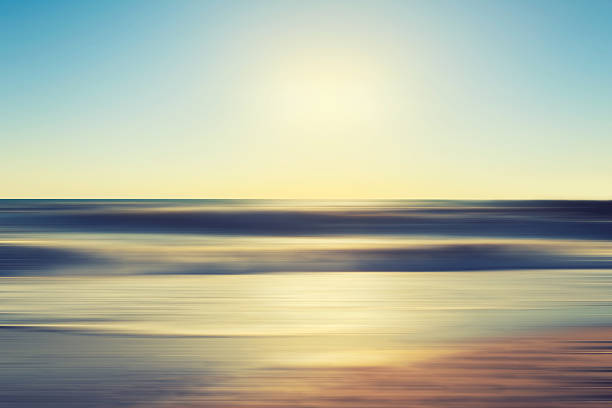 istock Abstract image of beautiful sunset with blurred motion 537352387