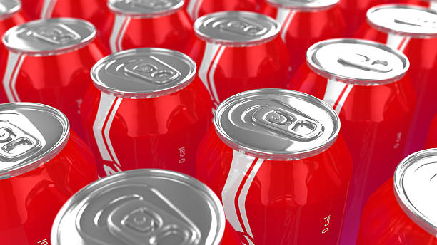 istock Cans of cola closeup 537354174