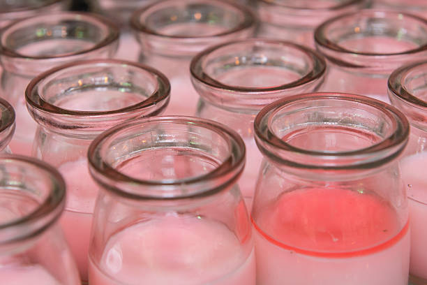 istock Strawberry Yogurt Stock Image 537354978