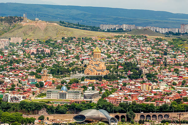 istock View of Sameba church in Tbilisi, Georgia 537357172