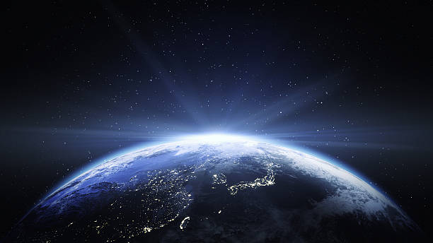 istock Earth View From Space to Japan And China 537357570