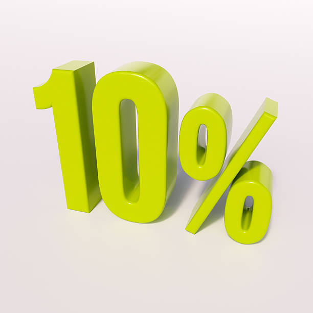 istock Percentage sign, 10 percent 537357858