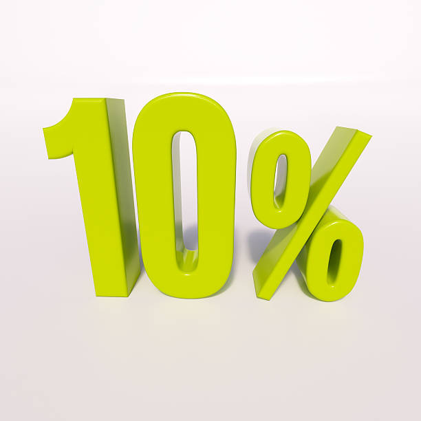 istock Percentage sign, 10 percent 537357992