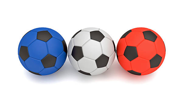 istock French flag, Tricolor soccer balls, 3d illustration 537361410