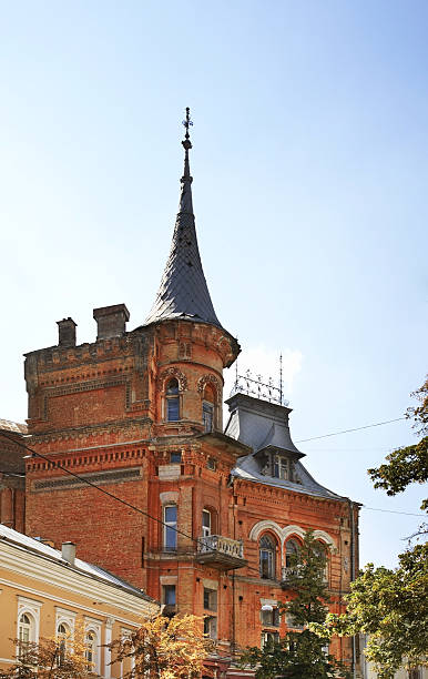 istock Fragment of old building in Kiev. Ukraine 537362788