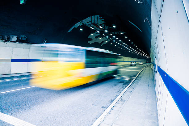 istock traffic in tunnel,chongqing 537363204