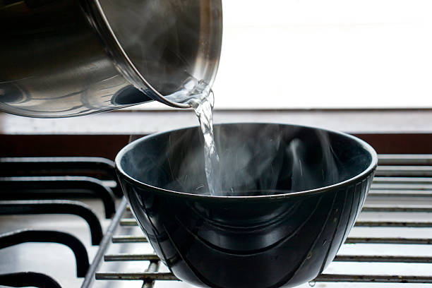 istock pouring hot water into the bowl 537363738