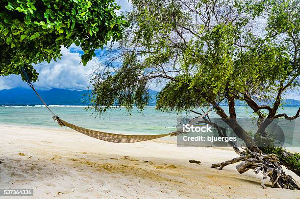 Hammock On Gili T Stock Photo - Download Image Now - Gili Islands, Beach, Awe