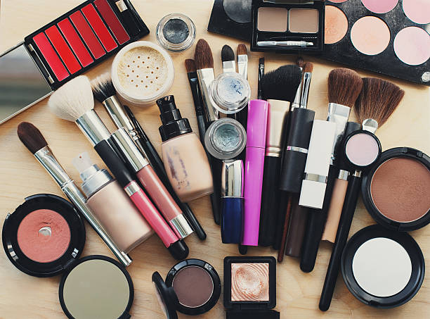 Set of decorative cosmetic.