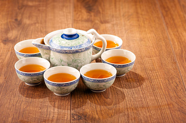 istock Still life of tea crockery 537368011