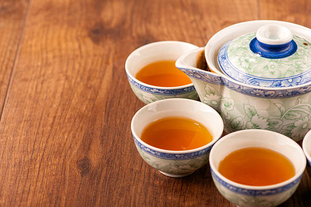 istock Still life of tea crockery 537368115