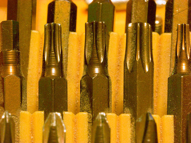 punte cacciavite - screwdriver isolated phillips work tool foto e immagini stock