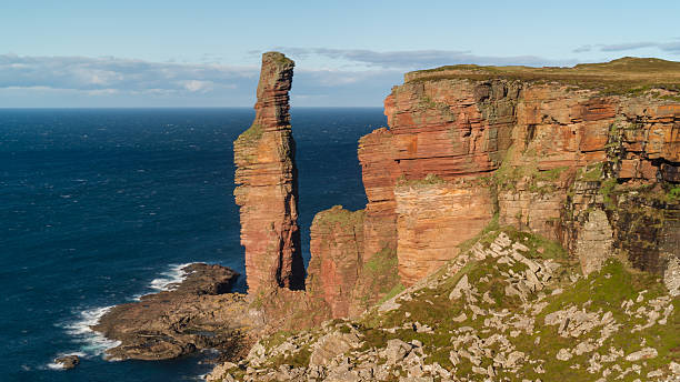 The Old Man of Hoy, island of Hoy, Scotland stock photo