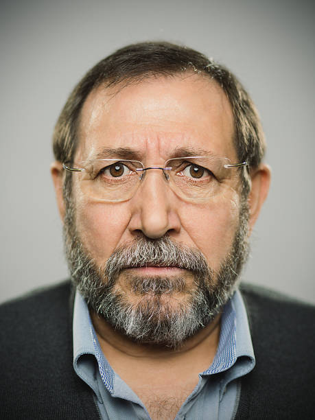 istock Portrait of a real spanish man with glasses and beard. 537369992