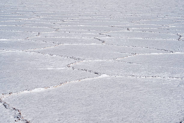 istock Hexagonal Shapes On the Salt Flats, Uyuni, Bolivia 537371290