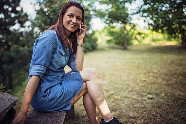 istock Girl sitting in nature 537376208