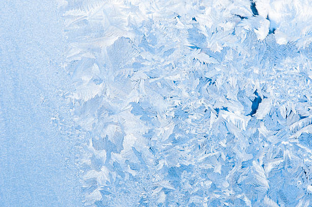 istock The pattern of frost on the window 537379534