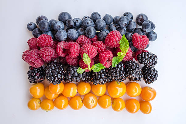 istock Blueberry, raspberry, blackberry and golden berry 537381192