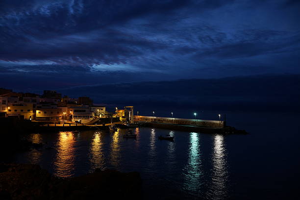 istock Cool colorful and cloudy night Canary Islands 537383809