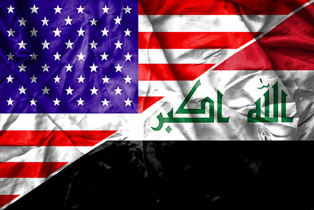 istock USA and Iraq flag 537384729