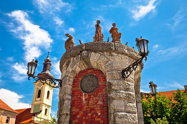 Town of Karlovac square architecture details