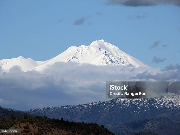 Mount Shasta The Volcano In California Stock Photo - Download Image Now - Mt Shasta, Skiing, Interstate 5
