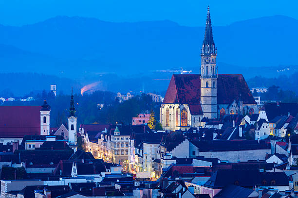 istock Parish church in Steyr 537387568