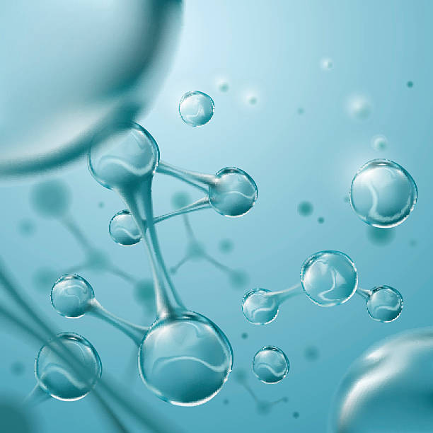 ilustrações, clipart, desenhos animados e ícones de moléculas fundo de ilustração - bubble water drop backgrounds