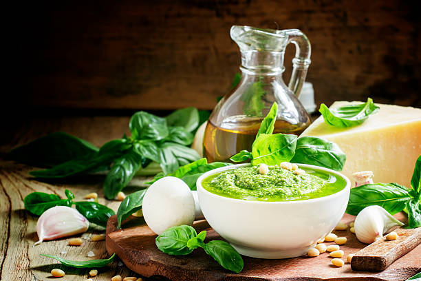 istock Italian pesto sauce 537389158