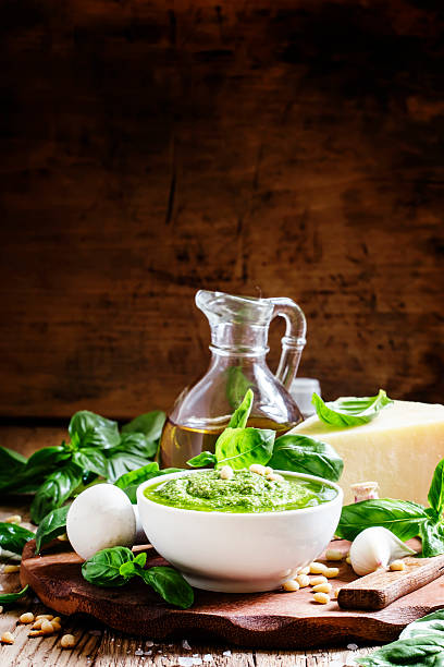 istock Italian pesto sauce 537389476