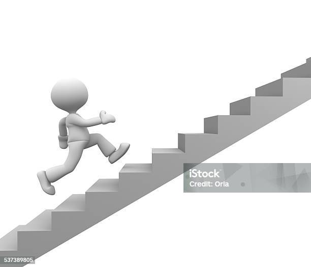 Stairs Stock Photo - Download Image Now - 2015, Achievement, Adult
