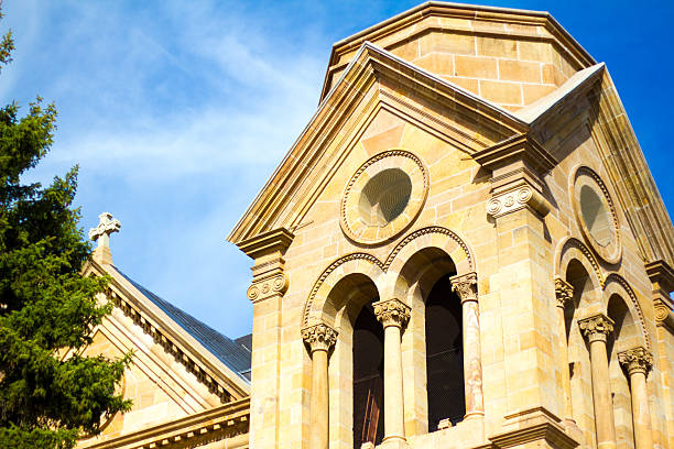 istock Santa Fe Architecture: Saint Francis Cathedral Bell Tower Detail 537390170