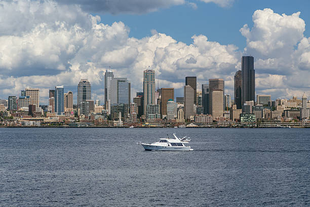 istock Yacht and Seattle skyline 537390548