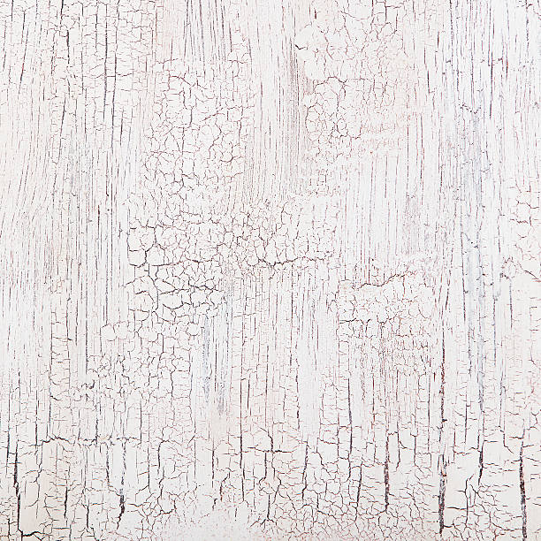 White wooden background with crackling effect High resolution Copy space