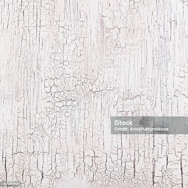 White Wooden Background With Crackling Effect High Resolution Copy Space Stock Photo - Download Image Now