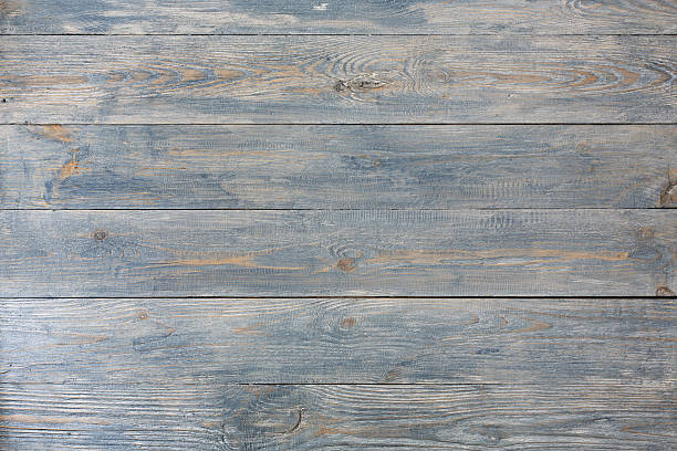 serenidad azul textura de madera y fondo. - knotted wood plank wall abstract texture fotografías e imágenes de stock