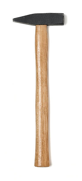istock Metal hammer with long wooden handle. 537395142