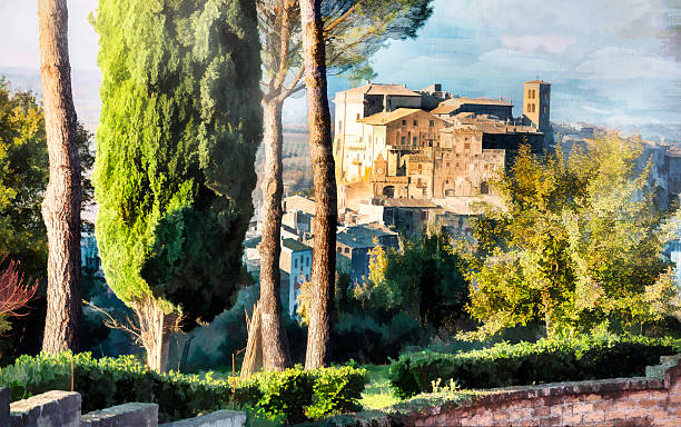 Beautiful Bomarzo,Viterbo Province,Italy