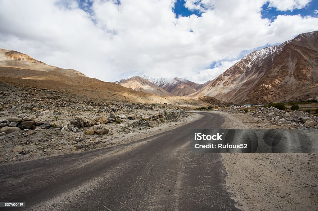 High altitude road in Himalayas 2015 Stock Photo