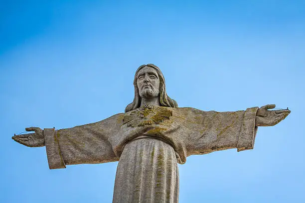 Jesus Christ monument in Lisbon - Portugal