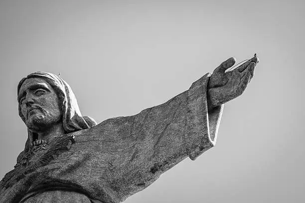 Jesus Christ monument in Lisbon - Portugal