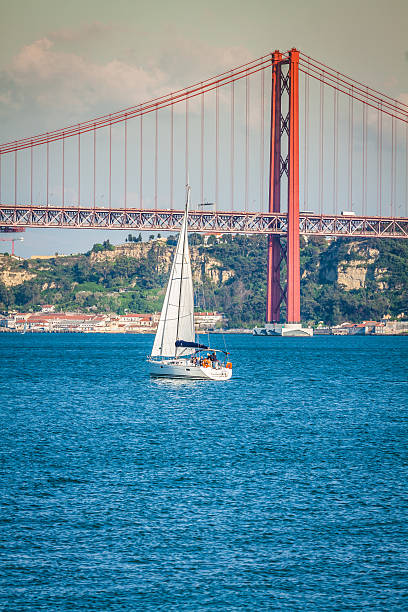 istock The 25 de Abril Bridge is a bridge connecting 537401126