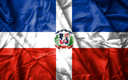 Flag of the dominican republic 