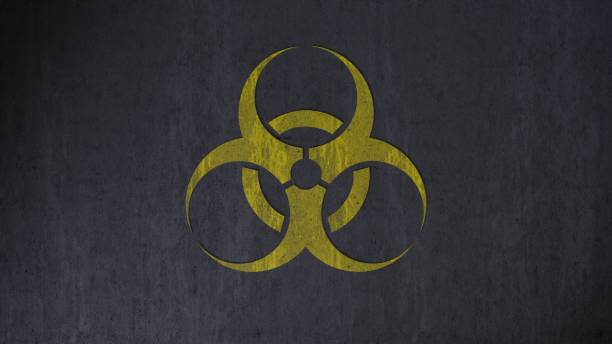 バイオハザード警告標識 - biohazard symbol computer bug biology virus ストックフォトと画像