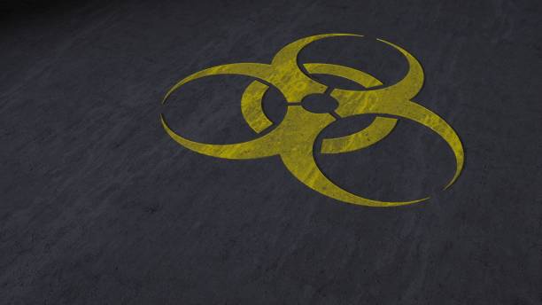 биологически предупреждающий знак - biohazard symbol computer bug biology virus стоковые фото и изображения