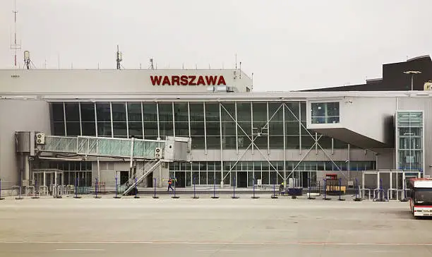 International terminal of Warsaw Chopin Airport. Poland
