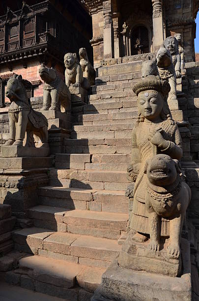 istock Statue of guarding in Bhaktapur Durbar Square 537403811
